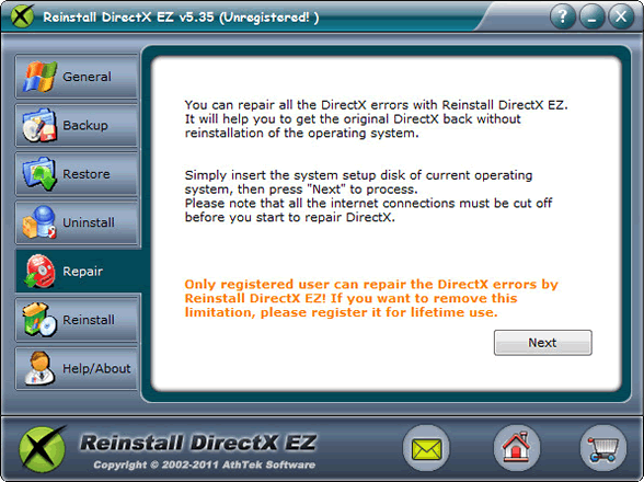Solve Fatal DirectX Problem