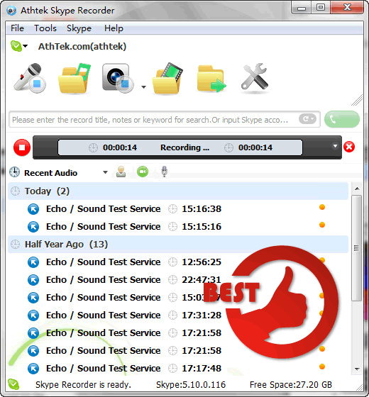 Skype Interview Recorder